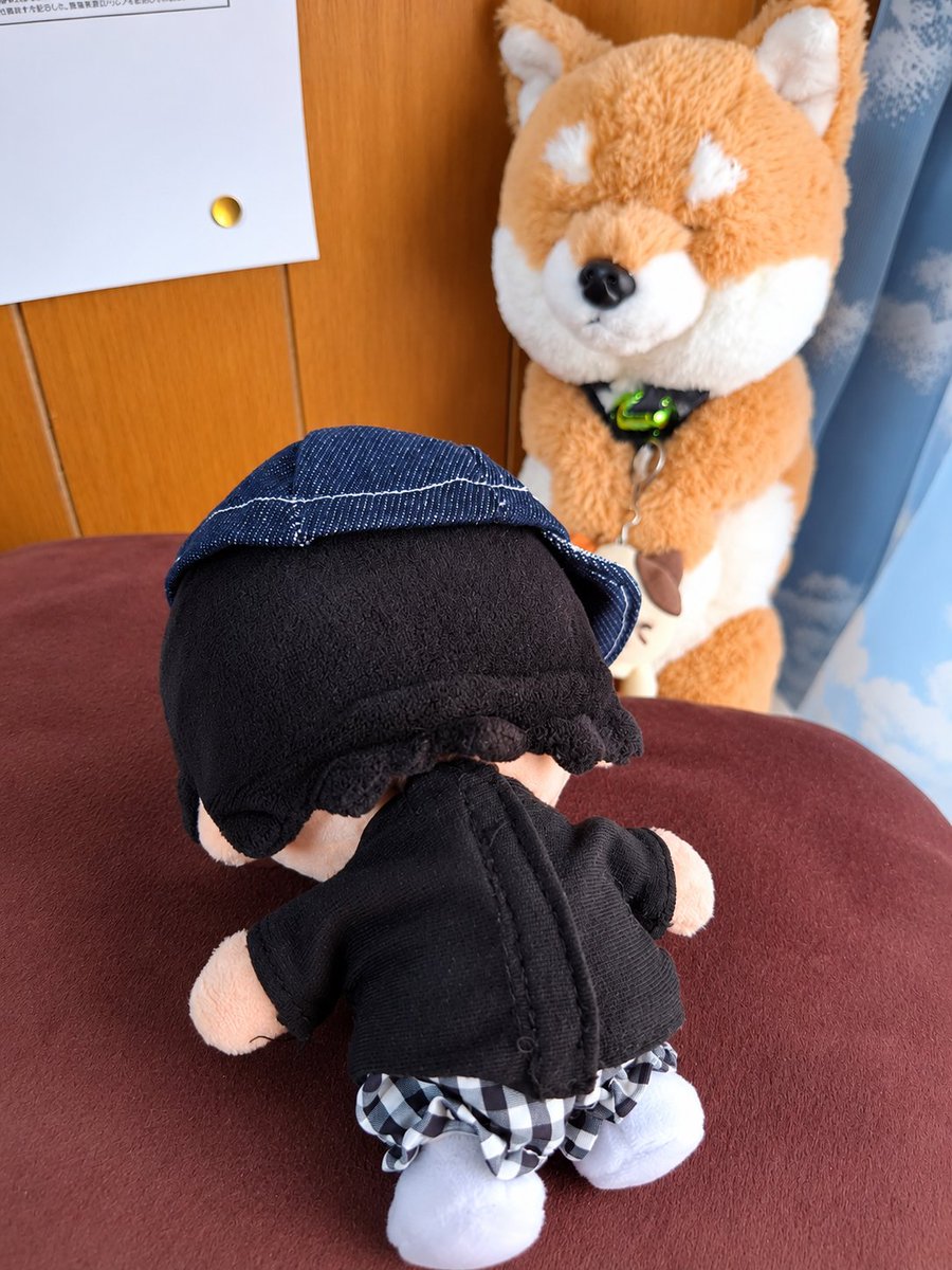 KASHIYA18to's tweet photo. ほくぬいちゃーん！そろそろ帰るよー！
🖤やだ！
🦊またおいでね
🖤まだあそぶー！
🖤💦💦    (;￣ー￣A🚘️
#ほくぬい #ほくぬいといっしょ https://t.co/tNAPP6KqEd