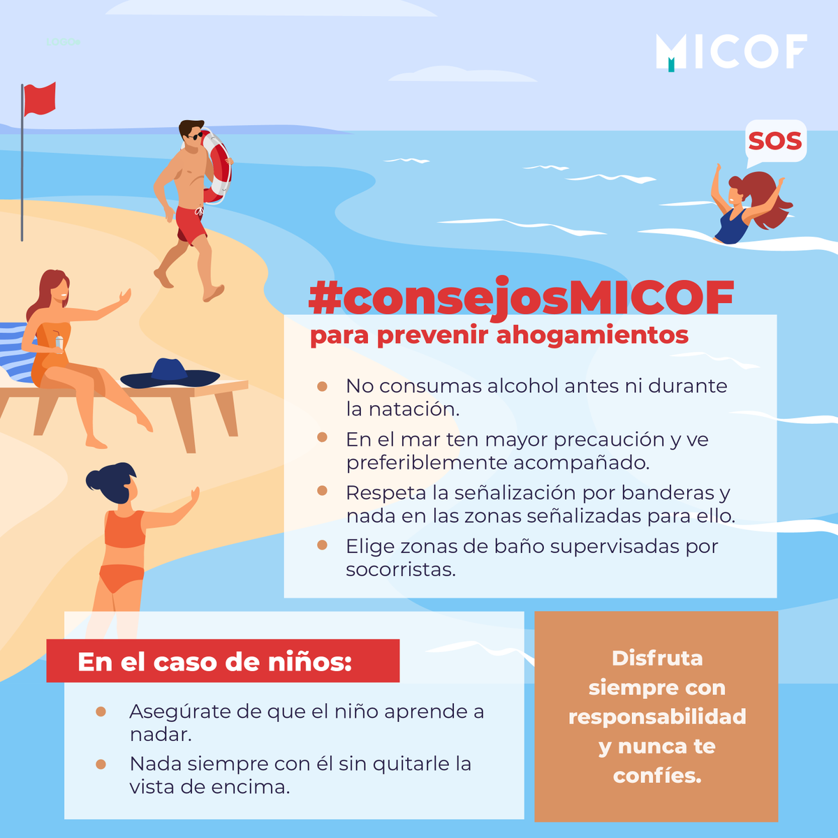 micofvlc's tweet photo. 🙏 Disfruta del fin de semana con responsabilidad.

🔙 Recuperamos estos #consejosMICOF para prevenir ahogamientos. 

❗ Y nunca te confíes. https://t.co/Dnn7P62VDt