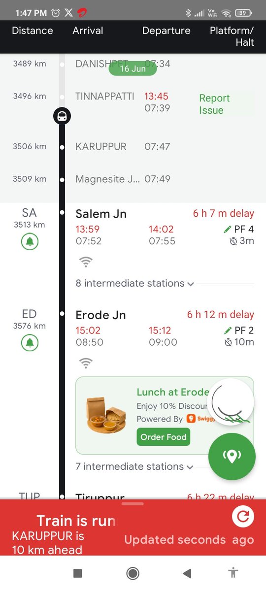 pramodgtk's tweet photo. Train 22504 late by more than 6 hrs. 
Acha hai train late hone ko #Viksitbharat kahate hai tho? 60 saal aur 12 saal main kya farak hua? Aadharniya 
@narendramodi ji @AshwiniVaishnaw ji
Aam aadmi ki time ki koi value hai ya hai? https://t.co/vA7z0GMqnp