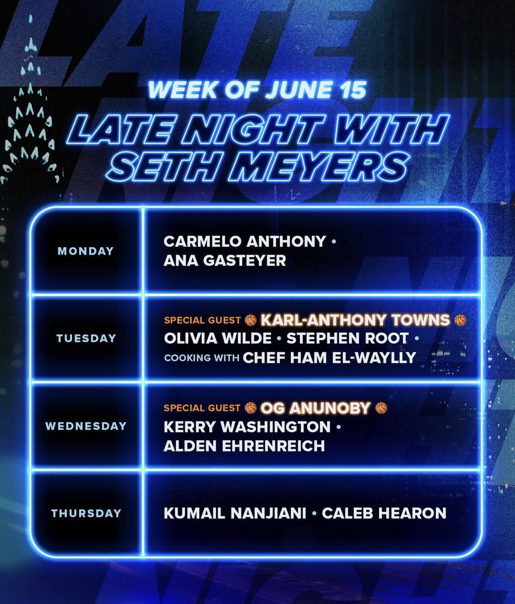 OGs_world's tweet photo. 👀 OG Anunoby on Late Night with Seth Myers on Wed 💙🧡 https://t.co/kvcPinKjO0
