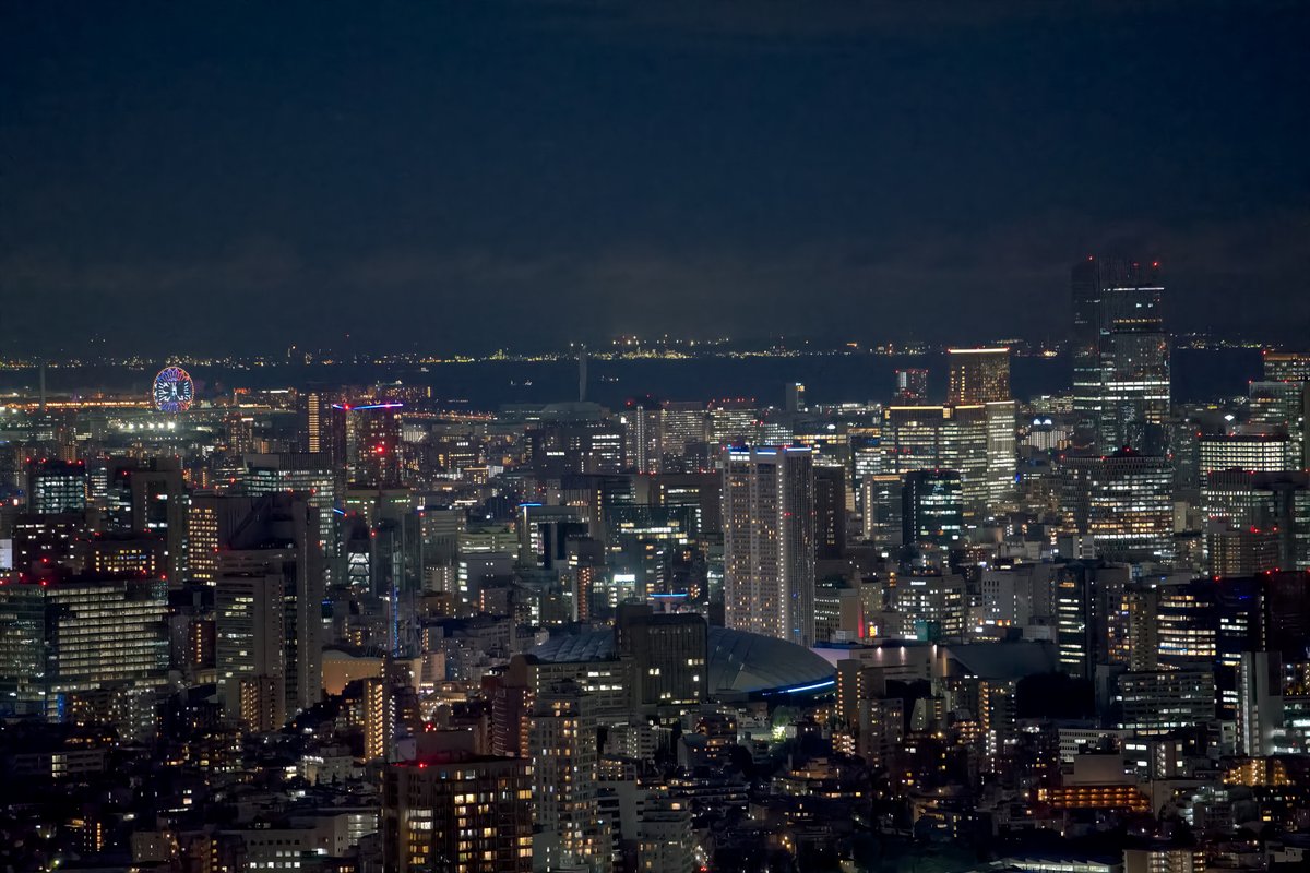 Hello3755221's tweet photo. 池袋のサンシャイン60展望台「てんぼうパーク」からの夜景

【画像】
左上：東京ドームや観覧車が見える景色
右上：ドコモタワー方面の景色
左下：「IT tower TOKYO」を中心とした景色
右下：五色桜大橋が見える方向の景色

※この画像より肉眼で見る夜景の方が綺麗です😓
#サンシャイン60 #展望台 https://t.co/iR1h4J9lh2