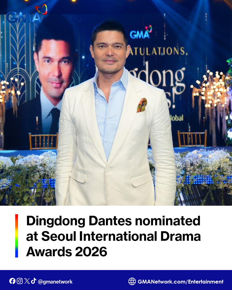 gmanetwork's tweet photo. Multi-awarded actor-host Dingdong Dantes has once again earned international recognition after being named among the Filipino nominees for the 21st Seoul International Drama Awards.

Read the full article here: https://t.co/l1KB5PWpBE

#KapusoShowbizNews https://t.co/0e9h0AvUBI