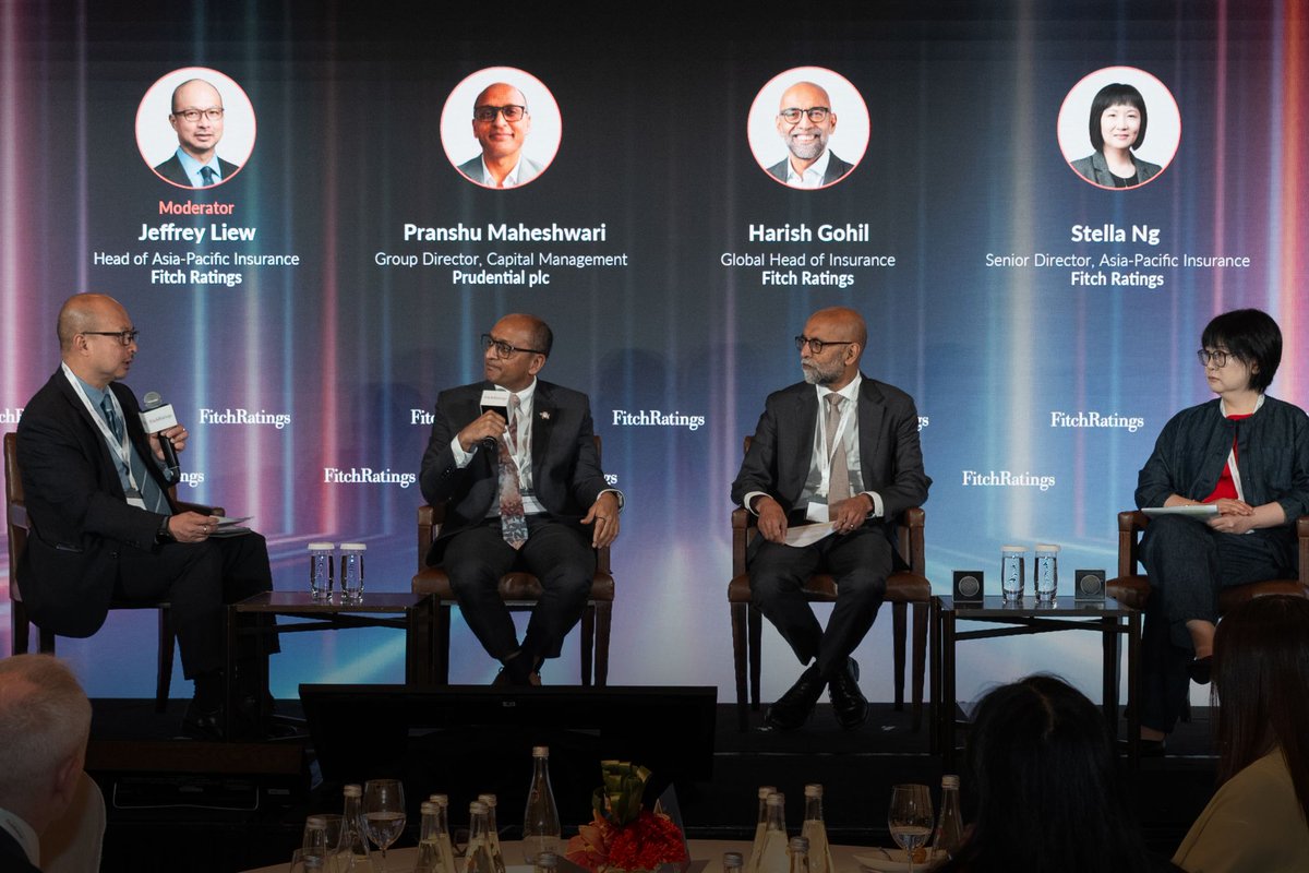 FitchRatings's tweet photo. The 2nd APAC FI Forum was attended by issuers, investors, and market participants, who engaged in an in-depth discussion of the major themes shaping the credit profiles of #banks, non-bank institutions, and insurers in the region.
#APACFIF2026 #AsiaPacific #NBFIs #Insurance https://t.co/RoHvQp4BDL