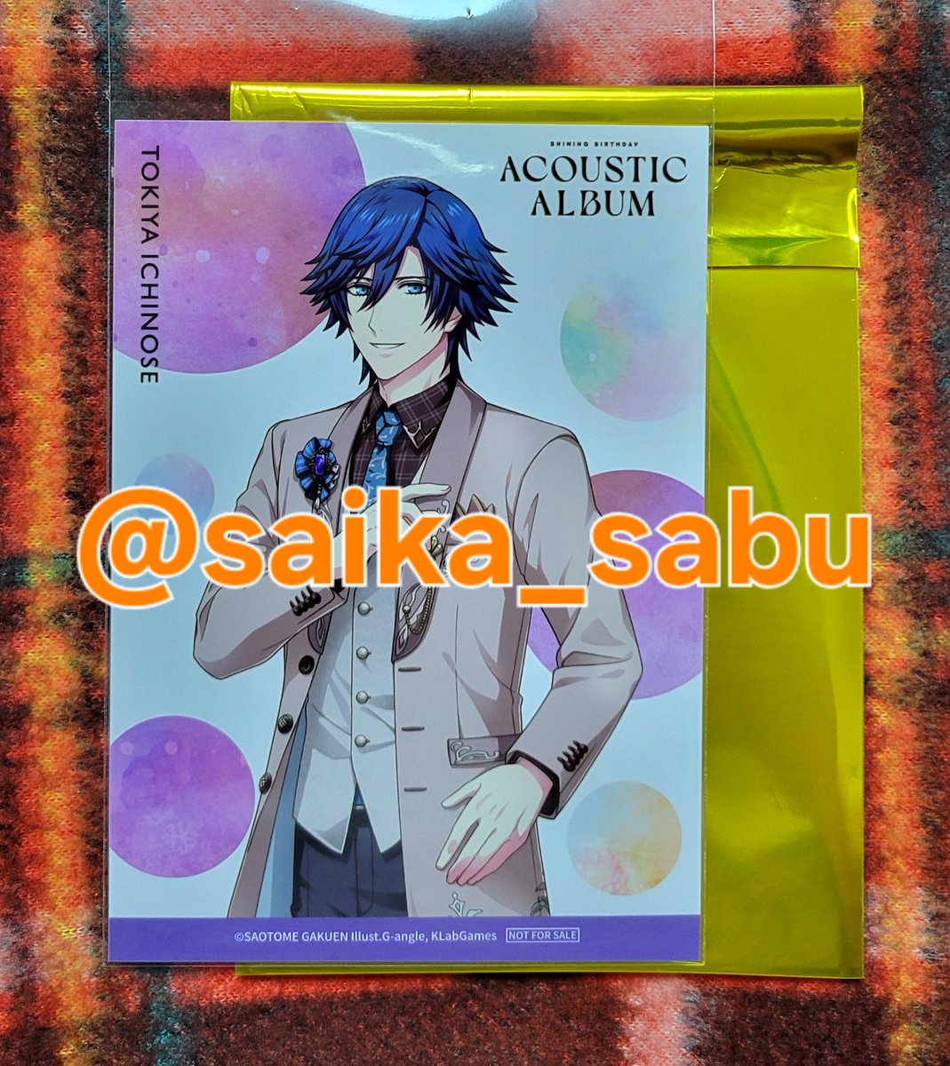 saika_sabu's tweet photo. 【交換】うたプリ Shining Birthday Acoustic Album アコースティック 早期予約特典 C賞 ブロマイド

譲▶ トキヤ

求▶︎ レン

都内、埼玉での手渡し、または6/20、21日にカルライ千葉(船橋)現地での交換＞＞郵送は相談希望となります。
ピンポイントで恐縮ですが、何卒よろしくお願い致します。 https://t.co/AsJ8pZjy0T