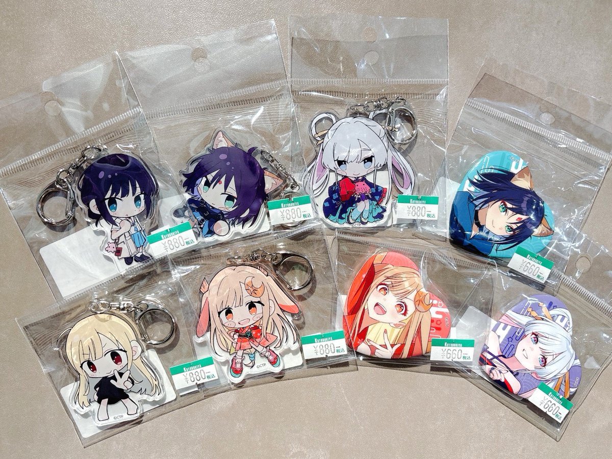 立川本店】 新商品：『#超かぐや姫！』より 「アクリルキーホルダー