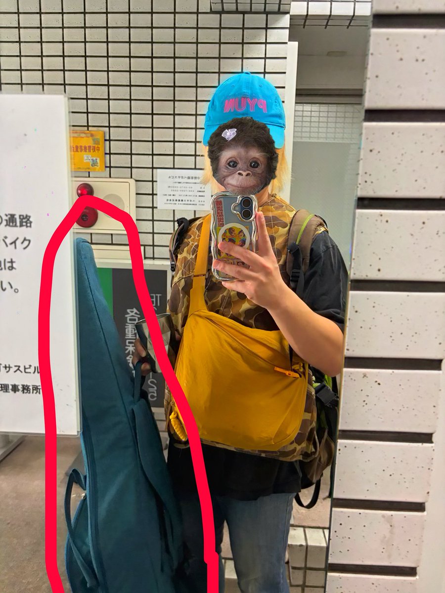 miyagentakashi's tweet photo. 【ギター捜索】追加情報です。 万一、メルカリ、ヤフオクなどで、「これじゃね？」というのを発見した場合は、ご本人（@ningeniinaiina_）に連絡してあげてください。
・ギター側面にシール有。  マイクはオーディオテクニカのAE-6100。
・若干薄い青色。中に、マイク、替え弦、カポ、チューナー。 https://t.co/StbPnqgdKt