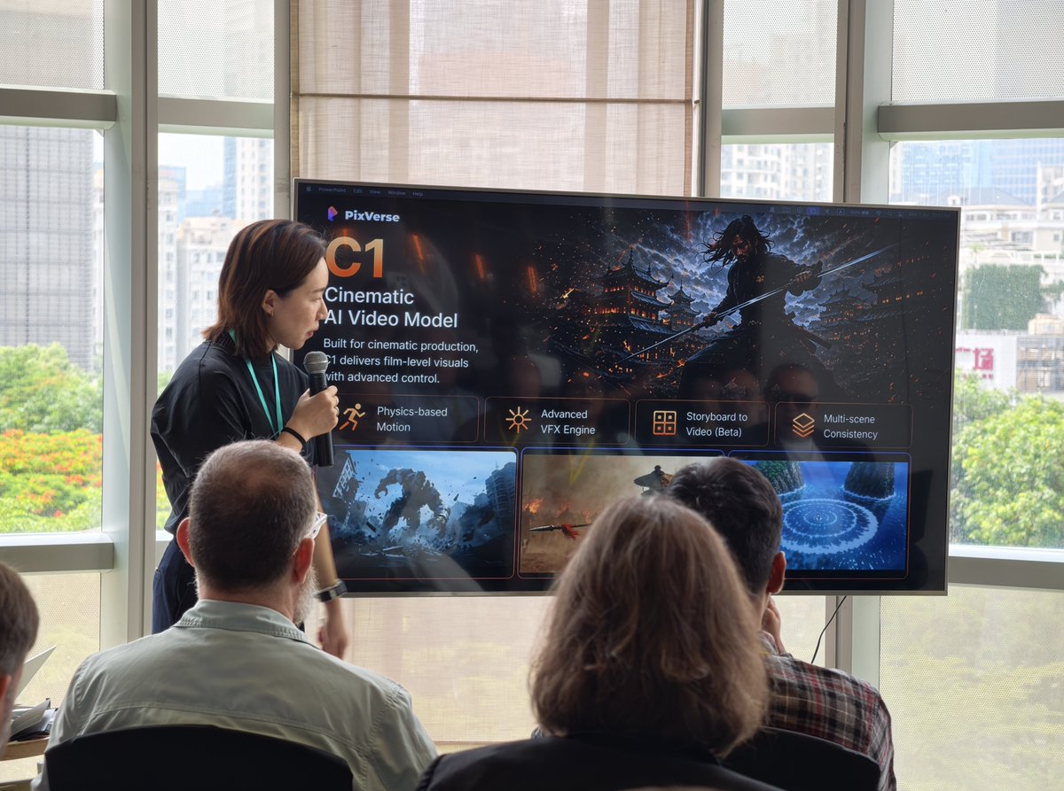 PixVerse showcased its latest AI video generation platform and model ...