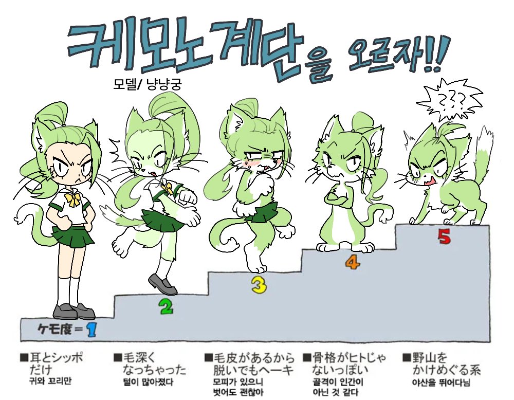 tjsruadl's tweet photo. 케모노계단을 오르자!! - 냥냥궁편 https://t.co/fl3XGh0FKW