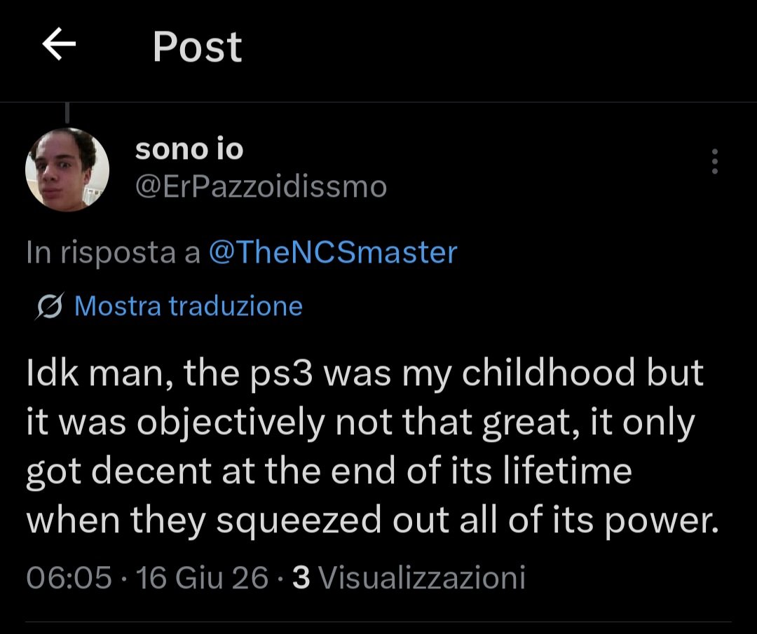 ErPazzoidissmo's tweet photo. @PipoDaniele riprendo quello che ho già scritto nel post originale e dico un paio di cose in più.
Secondo me ps5 ha solo avuto la sfortuna di essere uscita in piena pandemia e durante guerre che hanno impoverito tutti.
Non è che non ci si deve lamentare ma si deve tenere conto di tutto ciò https://t.co/bwGBlS87bK