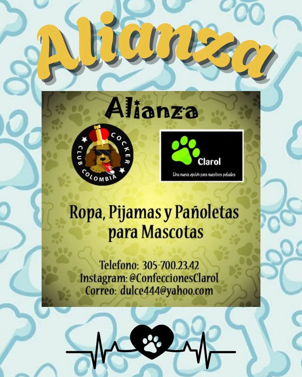 clarol2673's tweet photo. 2026
🌟🎉👏👏 junio y si mantenemos esta bella alianza que nos ha permitido conocer y consentir unos 🐶 bellos que ahora son #dogmodels de éste #team.
Es una bendición seguir haciendo parte de éste bello club en las alianzas con @cockerclubcolombia https://t.co/yYd96biGQV
