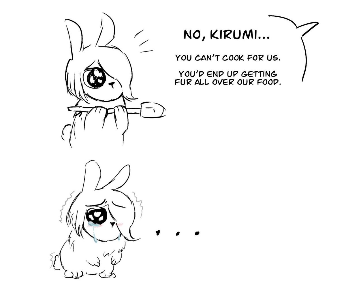 Soggysuni's tweet photo. Damn, look at that sad face. Surely you’ll let her pour some tea for you to boost her spirits right? https://t.co/mAezPOPeNH