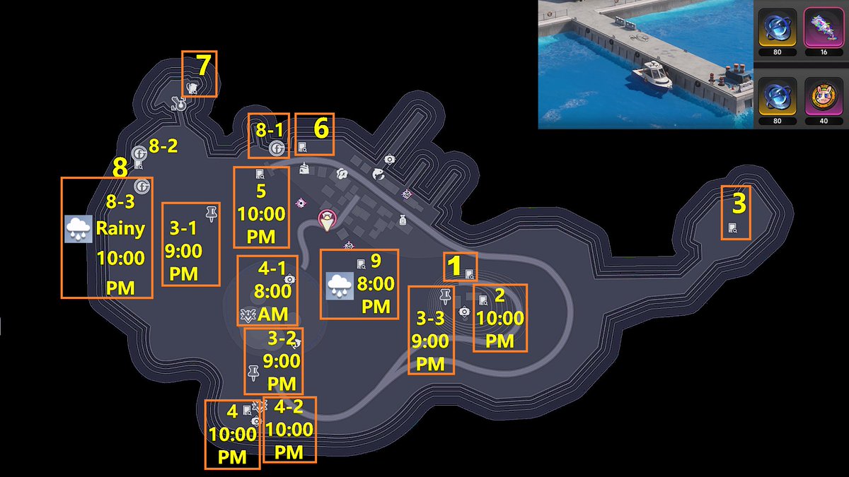 A_Little_Candyy's tweet photo. #NTE Ver 1.1 Sunward Travelogue 日向旅行記 100%‼️
All 9 Locations 全9箇所一覧‼️

#NevernessToEverness #NTEネバエバ #이환 #異環 #NTEcreator
⬇️攻略動画 &amp; 回避策: 前提クエスト不要⬇️
⬇️Workaround: No Prerequisite Quests Needed⬇️ https://t.co/vEX2r0yPfj