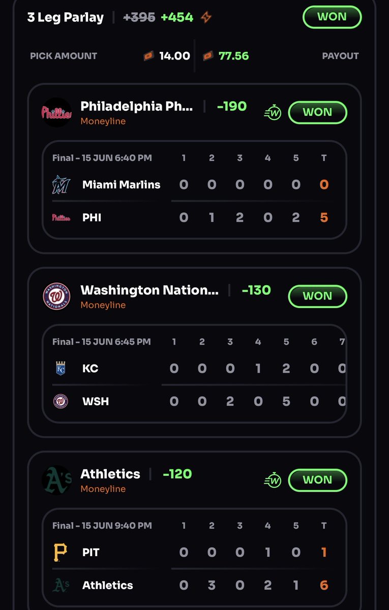 Conguy9's tweet photo. Winning daily with @sheetwagers #Gambling𝕏 #mlb https://t.co/5SXYjs8vGb