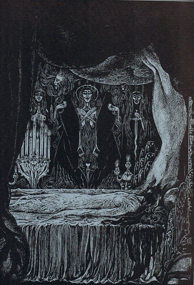 RemiTakara's tweet photo. Alberto Martini アルバート マルティーニ(1876-1954)イタリアのミラノの画家。叙事詩的な作品からグロテスクでマカーブル(怪奇)な作品まで幅広い作風で有名です。象徴主義的要素が強く、エドガー・アラン・ポーなどの文学作品の挿絵を手掛けていました。 https://t.co/Lewp3tuqzX