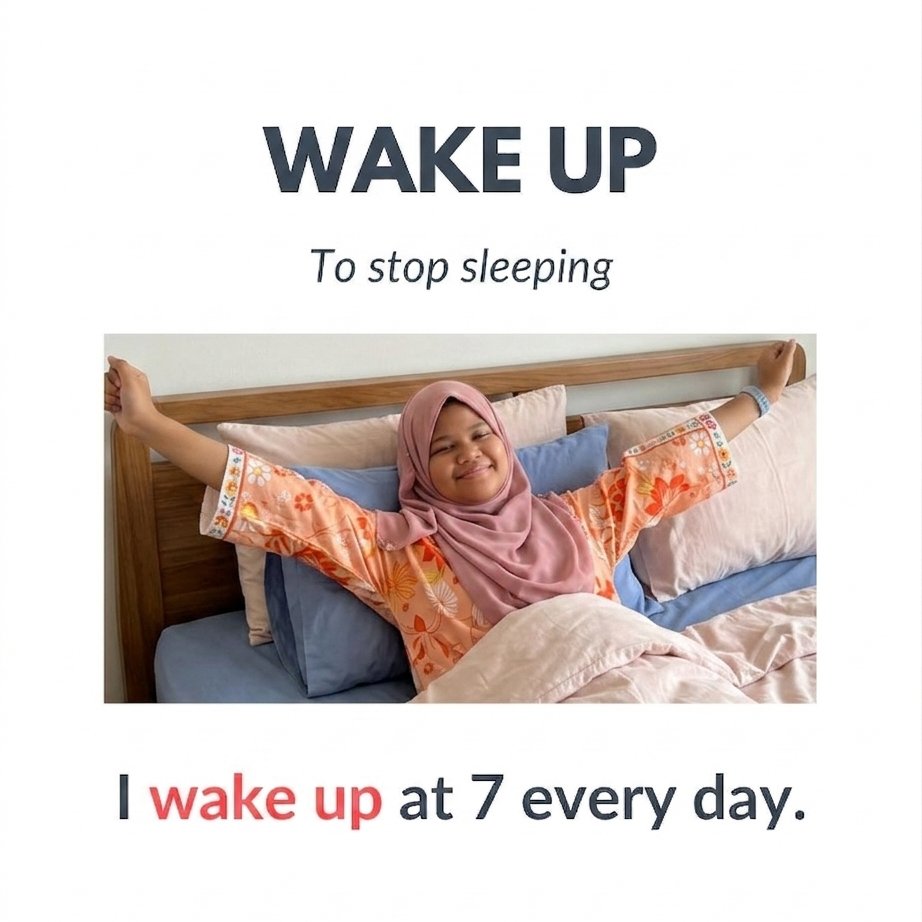 SMusfeka's tweet photo. Wake up VS Get up https://t.co/W33VIYOwBV