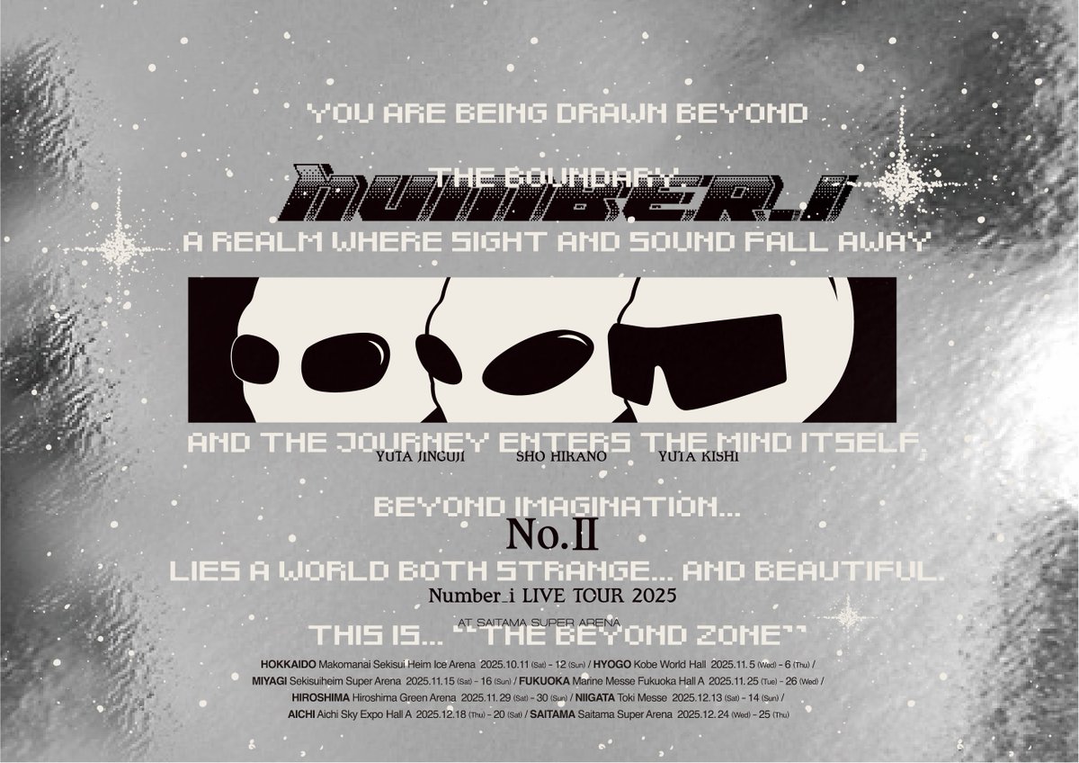 7_netshopping's tweet photo. ／
『Number_i LIVE TOUR 2025 No.Ⅱ』
Blu-ray＆DVD発売決定🎉
＼

約30万人を動員したアリーナツアーのファイナル公演をフル収録📹✨
全26曲のパフォーマンスに加え、初回限定盤、通常盤それぞれに特典映像を収録。

セブンネット限定特典🎁ナップサック

ご予約はこちら
���https://t.co/LBw29tJ4fU

#Number_i
#Number2_TOUR
