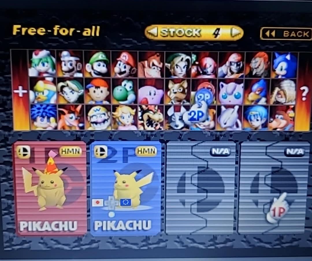 FRANK_SSB64's tweet photo. I just played a one-hour session of Pikaditos with Dext3r, we finished with the same score (a tie). But Dex has been playing for a couple weeks and he's already strong... I'm excited to see how he comes back on Sfactor🤠🔥🇲🇽 https://t.co/YuCPlmsj5X