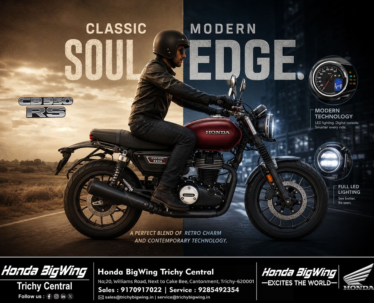 TrichyBigwing's tweet photo. Honda Bigwing Trichy Central !! https://t.co/Ycb68dYbVq