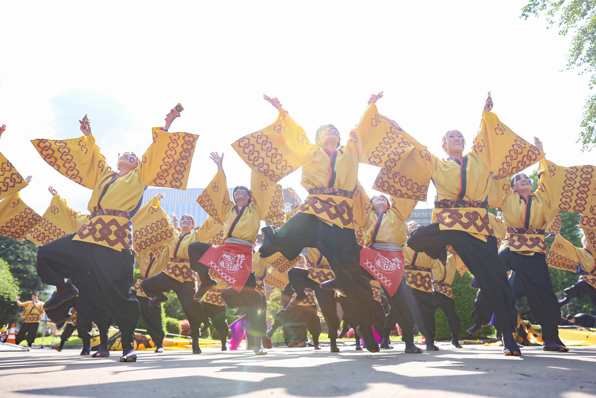 yatagarasukaras's tweet photo. #yosakoiソーラン祭り #東京農業大学yosakoiソーラン部大黒天 https://t.co/99mpsYBHjO