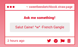SweetCircusBee's tweet photo. Salut French Gangle! And what a lovely smile you have! https://t.co/Fx7V6bxQI5