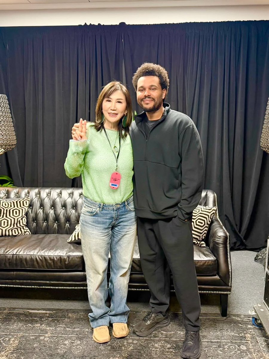 NewsWeeknd's tweet photo. Yoko Takahashi attended a concert on The Weeknd’s After Hours til Dawn Tour in Manchester. https://t.co/VpqZsTfrhj