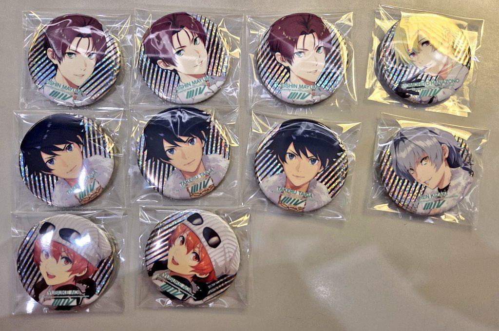 SideM 交換譲渡】FiFS展 :EXTRA 渋谷 ホログラム缶バッジ VOL.1 等身