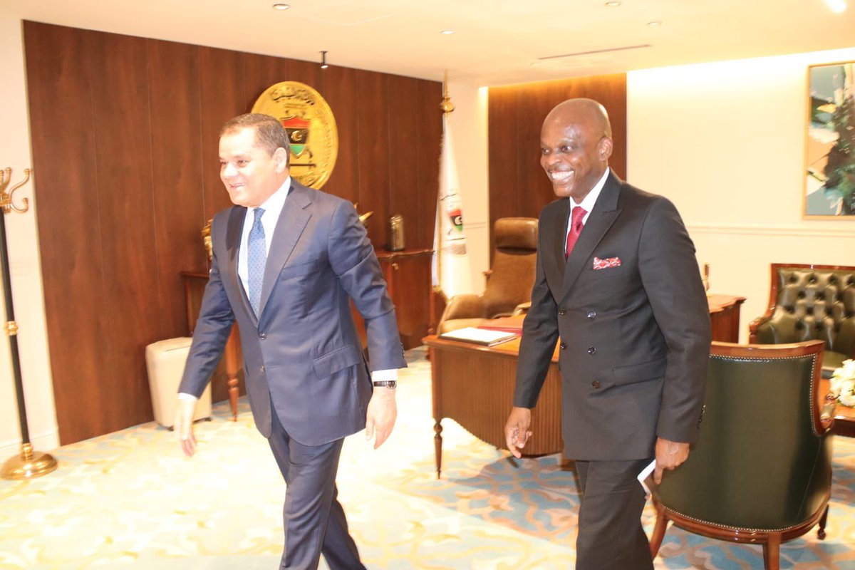 rdussey's tweet photo. On behalf of @FEGnassingbe I was received in audience by the President of the Ministerial Council (PM)of the State of #Libya. Our discussions, held in a spirit of cordiality, friendship, and mutual confidence, focused extensively on the state of #bilateral relations between our two countries and the prospects for further strengthening and expanding them.
We also reviewed the development priorities of our respective #nations and exchanged views on measures aimed at deepening #economic and #trade #cooperation, promoting investment, and fostering mutually beneficial #partnerships in areas of common interest.
#Africanophonie #peace #security
#APA #Development
#AfricanPoliticalAlliance
#PanafricanCongress
#LomePanafricanCongress
#Panafrican
#Panafricanism #LPSF