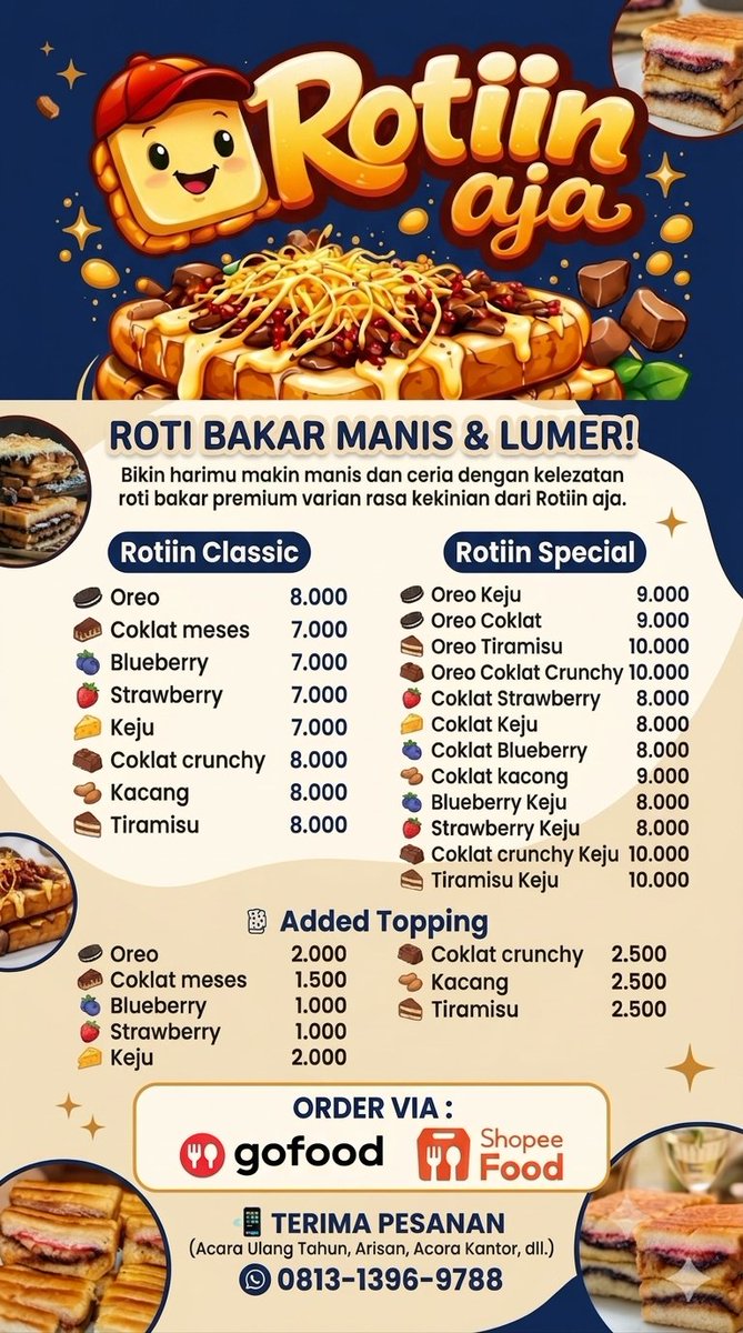 ursecbaeeee9507's tweet photo. @infobdg @bdgfess Min, hyg jajan enak, teu? 

Ieu aya jajanan enak. Roti Bakar Rotiin Aja 🥪 di UNPAS Lengkong. Aya promo gratisan oge 😁 https://t.co/tKDNZiuUvV