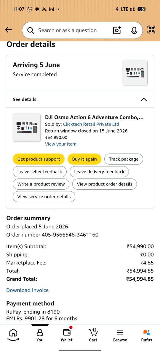 GamerzHexa's tweet photo. @AmazonHelp @amazonIN

Delivery agent asked for OTP saying delivery would be cancelled. After sharing it, my DJI Osmo Action 6 order was marked delivered, but I never received it.

Support refuses investigation due to Open Box Delivery. Please help.

#AmazonIndia #ConsumerRights https://t.co/ur87Pl8z6T