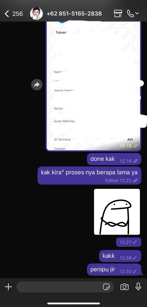 sveungmint's tweet photo. Scam gais, jangan sampe beli di dia https://t.co/1HfZeBSelG