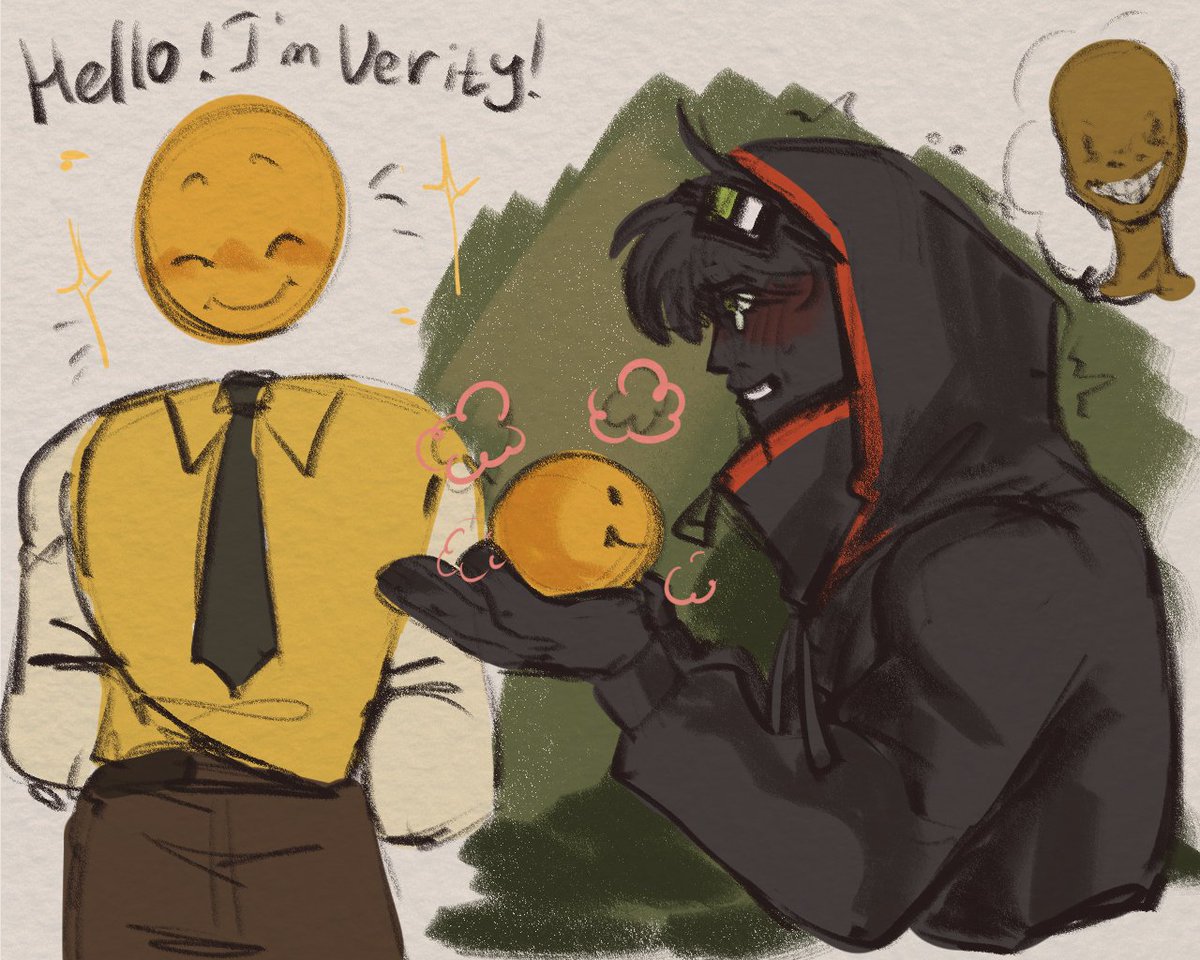 nepocho's tweet photo. Skeeeetch Verity and Mob! 
#verity #thatmob #minecraft #art #fanart https://t.co/yHglAmnGAO