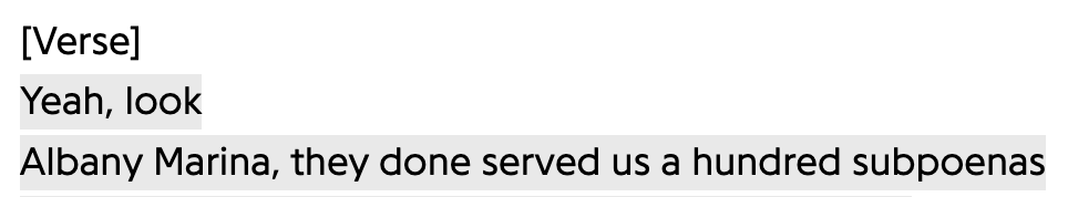 TOP5RAPWEBSITE's tweet photo. Drake "Make Em Pay" starts the same way as Kendrick's 616 in LA... same rhyme scheme about Yachts @ marinas at the start of each verse

random coincidence? idk https://t.co/cYJcgWKFWu