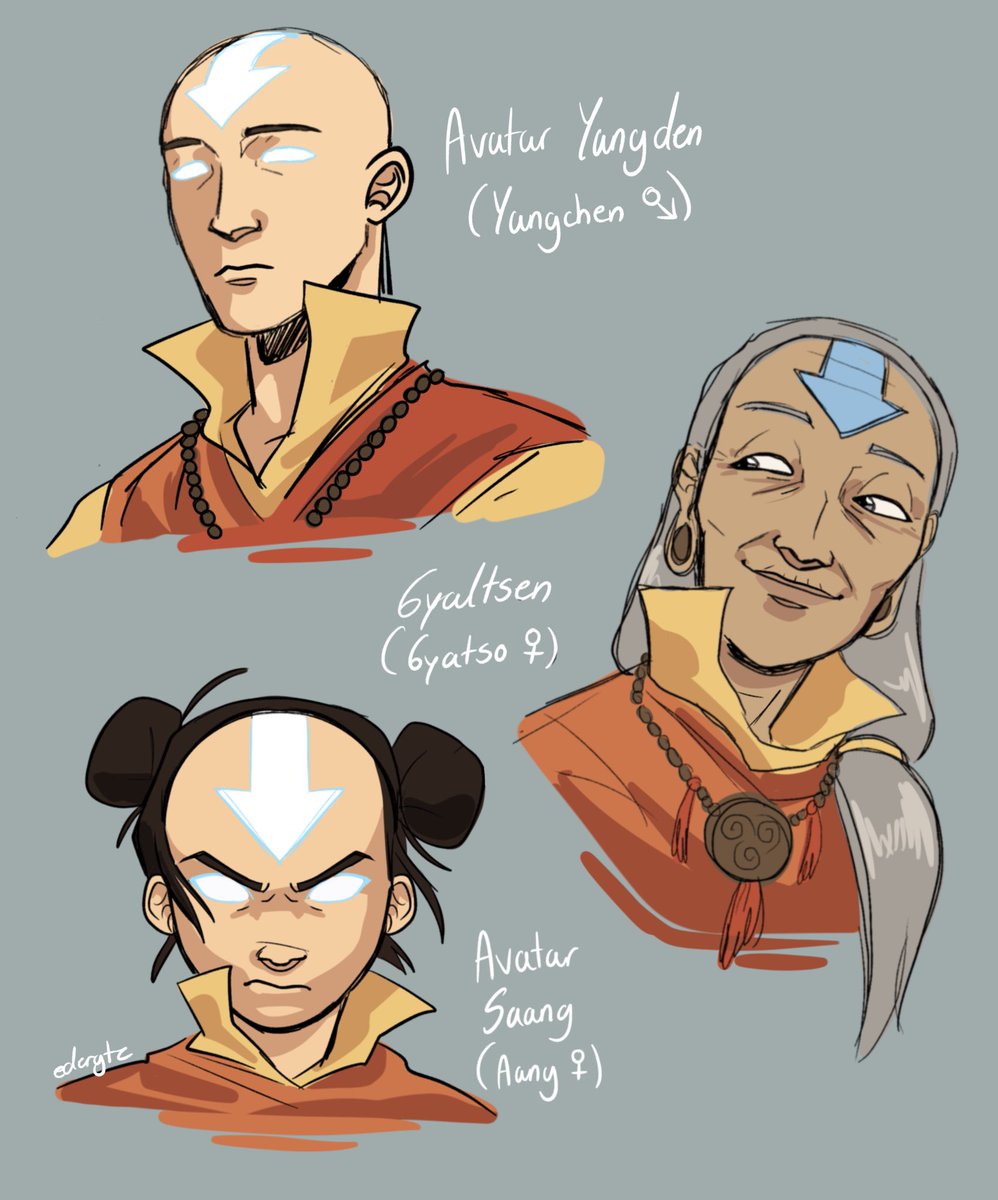 RT_2756's tweet photo. Sketched airbenders #atla https://t.co/6YjbUvc7qr