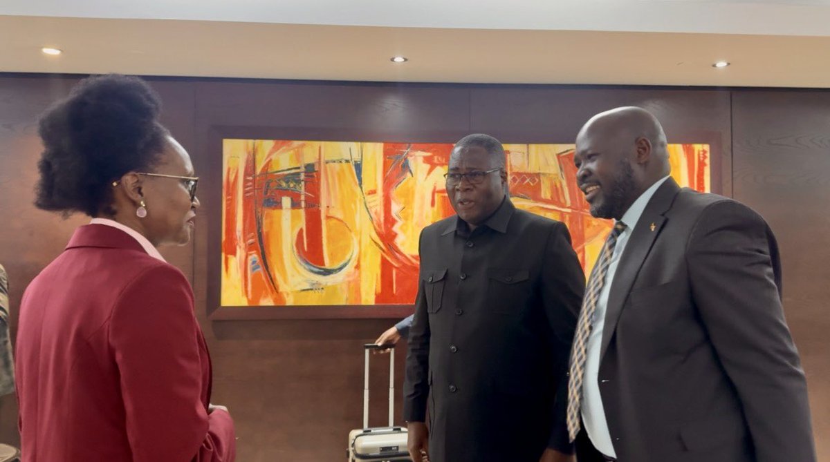 AmoruPaul's tweet photo. Yesterday, I had the honour of welcoming Rt. Hon. @ObothOboth, Speaker of the 12th @Parliament_Ug, together with his delegation upon their arrival at O.R. Tambo International Airport ahead of the 10th Commonwealth Speakers and Presiding Officers Conference (CSPOC).

I wish the Speaker and the entire Ugandan delegation productive engagements as they join fellow parliamentary leaders from across the Commonwealth to exchange ideas and strengthen democratic institutions.