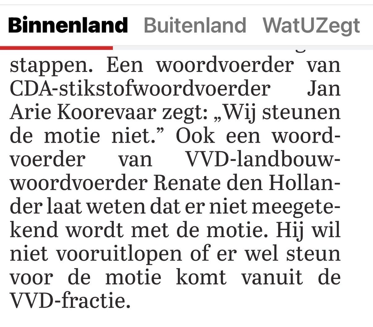 HelmaLodders's tweet photo. We konden er op wachten… net als in het vorige kabinet laten ook nu  @VVD en @cdavandaag het afweten. https://t.co/6TcFXUi7qa