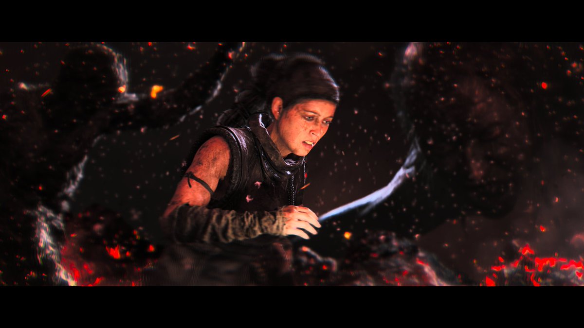 Guydothings's tweet photo. Thank you @NinjaTheory for creating one of my favorite story focused games I ever played. The hellblade series feels like such a work of art, I can feel all the spirit and passion behind it, experiencing the world through the eyes of senua. A story about mental health and magic❤️ https://t.co/y17RxMJg5f