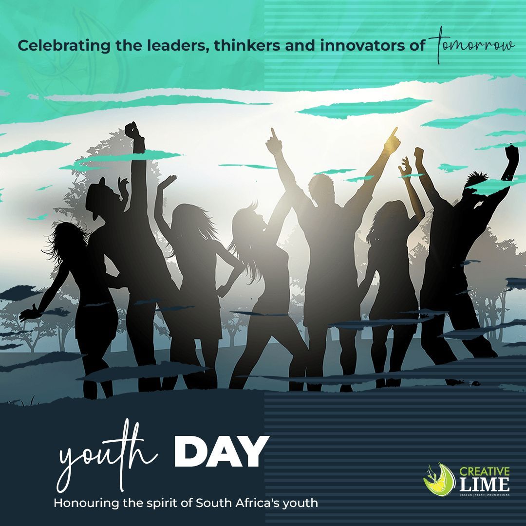 CreativeLimeCC's tweet photo. Happy Youth Day, South Africa 🇿🇦💚

Today we celebrate the young people who continue to inspire, innovate and shape our future.

#YouthDay https://t.co/Y6McrDfLbz