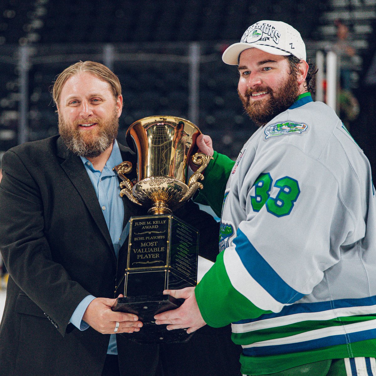FL_Everblades's tweet photo. Cam Johnson is the 2026 Kelly Cup MVP! 🏆 https://t.co/L5grlau6fc