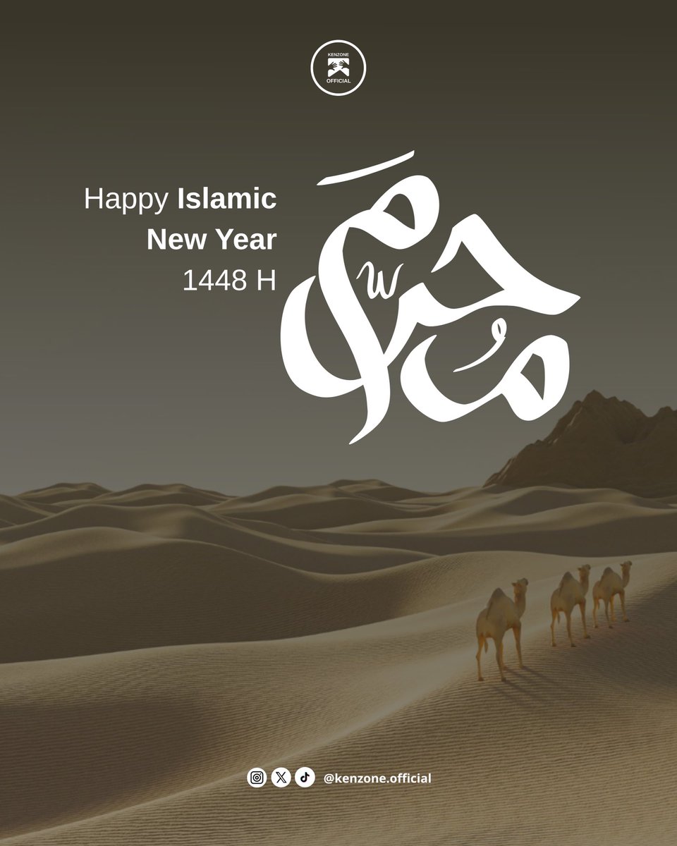 Kenzoneofficial's tweet photo. Selamat Tahun Baru Islam 1 Muharram 1448 H.

Semoga tahun ini membawa keberkahan, kedamaian, dan kebahagiaan bagi kita semua. 

#IslamicNewYear #KenzoneOfficial #Kenriz https://t.co/db2XM0NYPP