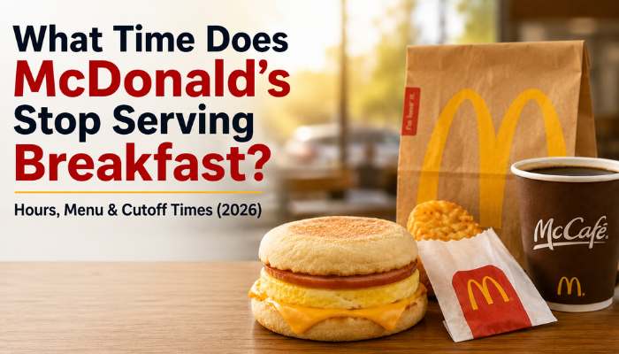 TycoonStoryCo's tweet photo. What Time Does McDonald’s Stop Serving Breakfast on Weekdays and Weekends?
●Breakfast ends between 10:30–11:00 AM
●Weekends may have slight timing differences
●Delivery apps may stop earlier than stores
https://t.co/3nAyaS1tH2
#mcgriddles #breakfasttip https://t.co/ItMviu6VbM