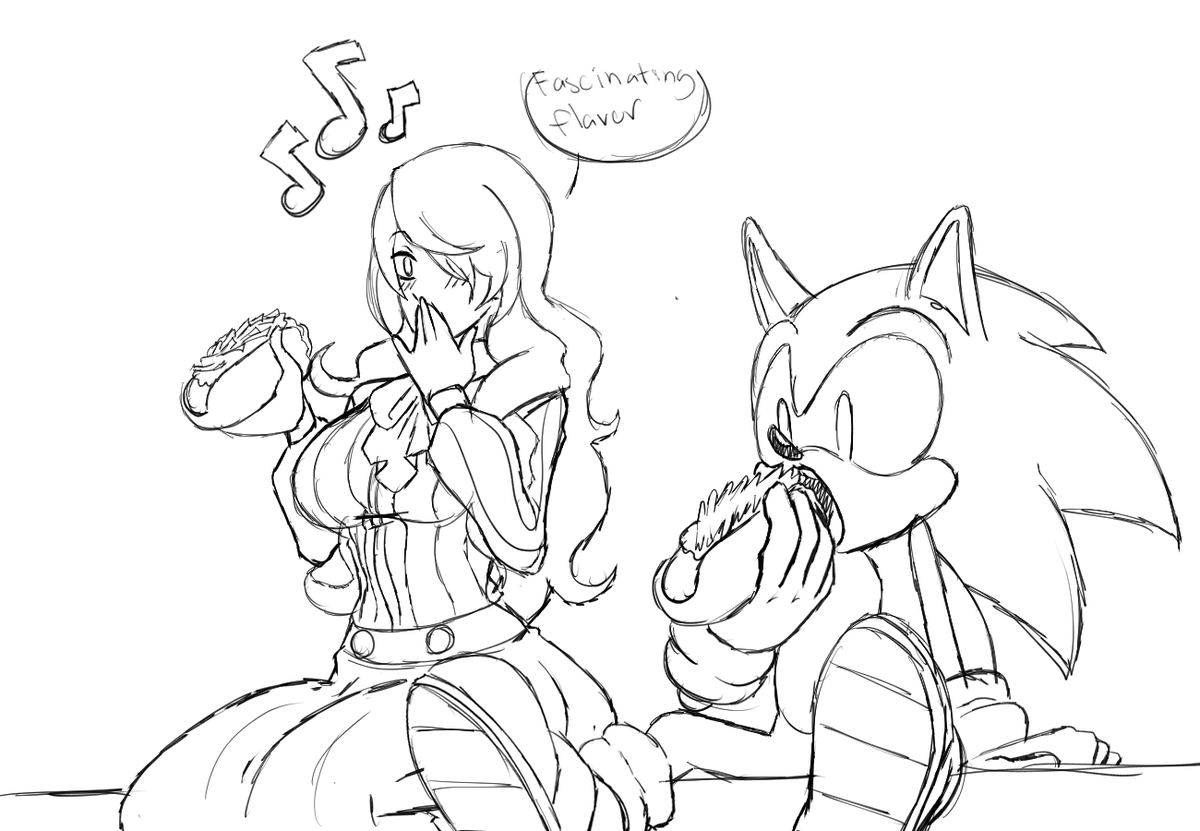 blackchaos6400's tweet photo. Trying out a chilidog
(sketch) https://t.co/nXFtOeJArU