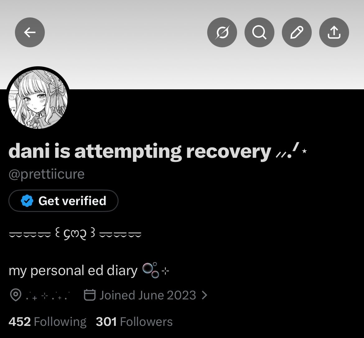 dani is attempting recovery ⸝⸝.ᐟ⋆ tweet media