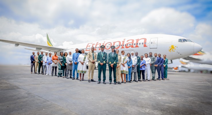 flyethiopian's tweet photo. Behind every extraordinary journey is our dedicated team, whose unwavering passion, commitment, and collaboration drive our success and elevate every travel experience.                                                                                                        #FlyEthiopian #Dedication