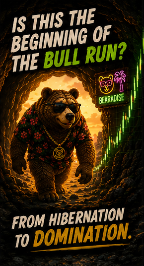 bearadiseSOL's tweet photo. From hibernation to domination. The bull run is just getting started. 🚀 
$BEARADISE  🐻🌴
https://t.co/qcCIyD0yu0 https://t.co/XfKd6VqWXS