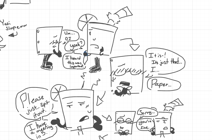 B00tkidd's tweet photo. Okay i made this comic idk ok,, I LOVE PAYJAY SLOP #payjay #inanimateinsanity #orangeconstructionpaper #yaoislopwithgayobjects #Paperii #OJii #ewwwgaypeopleihategaysjokebtw https://t.co/oqZl2ahHqj