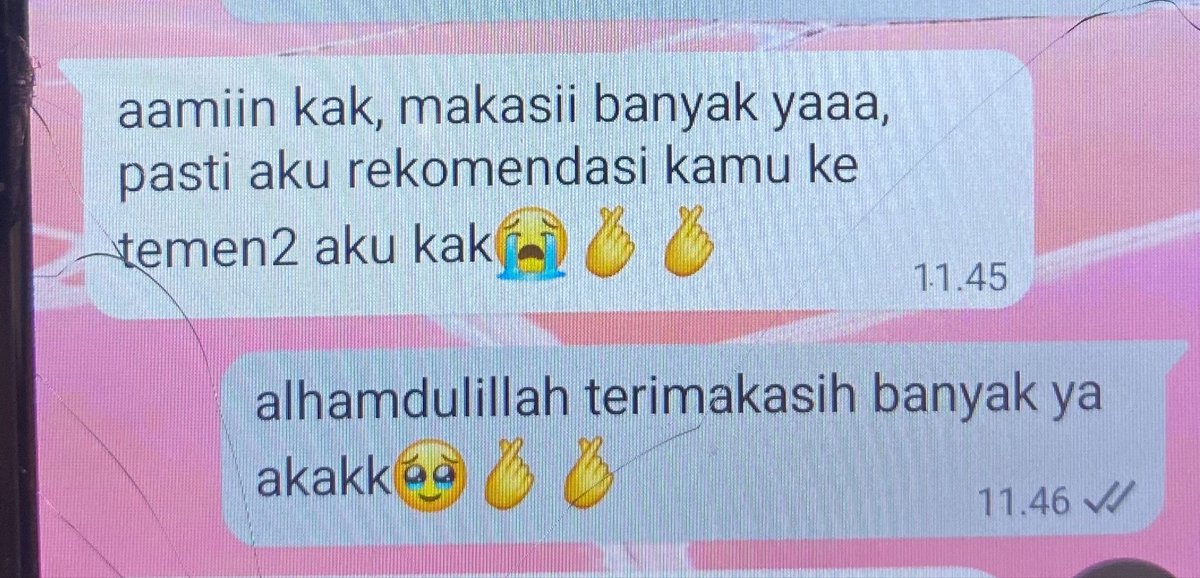 jokiaidrillbit's tweet photo. (UPLOAD TESTI PULUHAN SETIAP HARI ❗️)
Alhamdulillah testi parafrase ai drillbit lagi hari ini rombongan yang ke 3x nya🤗
1x up langsung turun semua. Seneng banget bisa membantu🫶🏻🤗
#zonauang #parafrase #ai #drillbit #ut https://t.co/s7GyI3pAp4
