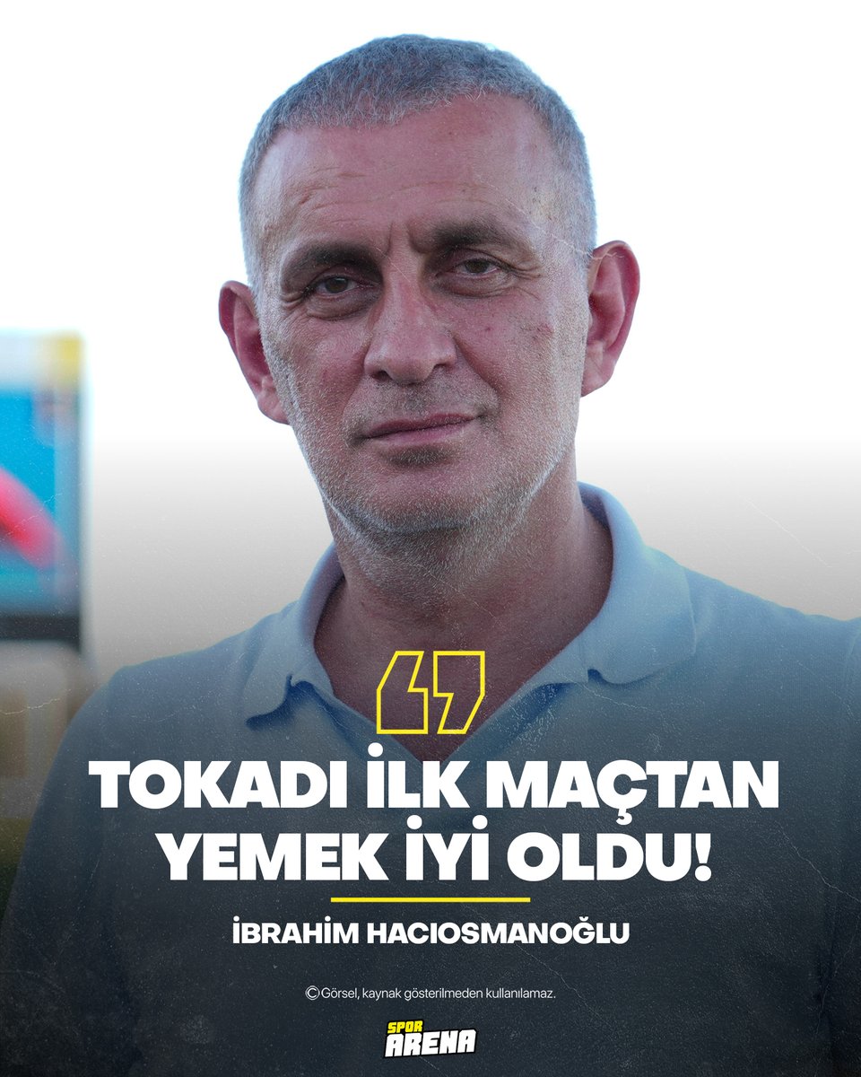 sporarena's tweet photo. 🗣️ İbrahim Hacıosmanoğlu: "Elbette ki bu akbabalara, sırtlanlara en güzel cevabı biz veririz ama onlara en güzel cevabı bu kardeşlerimizin sahada vermesi lazım. Onlar da bu konunun bilincinde. Fatura ödemesi gereken kim varsa yeri geldiğinde de öder, bu ben dahi isem ama şu süreci atlatalım, önümüzde iki maçımız var. İki maçı alırsak gruptan lider çıkma ihtimalimiz hala devam ediyor.

İspanya, Yeşil Burun Adaları'yla berabere kalıyor. Enteresan sonuçlar var. İtalya 3 dönemdir Dünya Kupası'na gidemiyor. Ben inanıyorum bu çocuklara, çok iyi motivasyon kaynağı oldu. Sağlam adımlarla bu çocuklar gerekli cevabı sahada verecek, buna inancımız tam. Bir de şu açıdan da bakalım, tokadı ilk maçta yemek iyiydi, gruptan çıktıktan sonra telafisi yok."