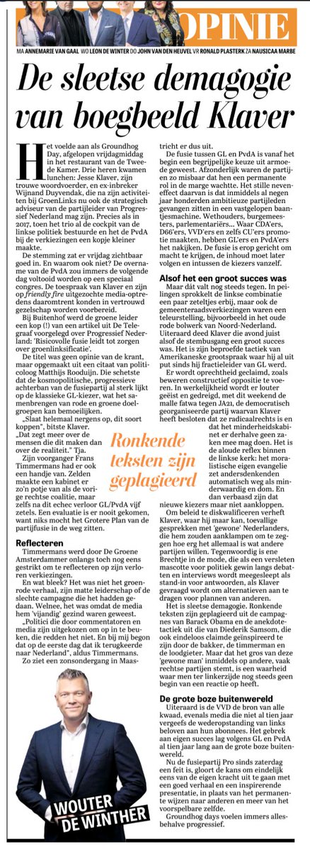 rkemp59's tweet photo. Heerlijk stuk 🎯

De sleetse demagogie van Jesse Klaver 
Werkelijk niets aan de man is echt 🤡 https://t.co/28Rkn6q1LY