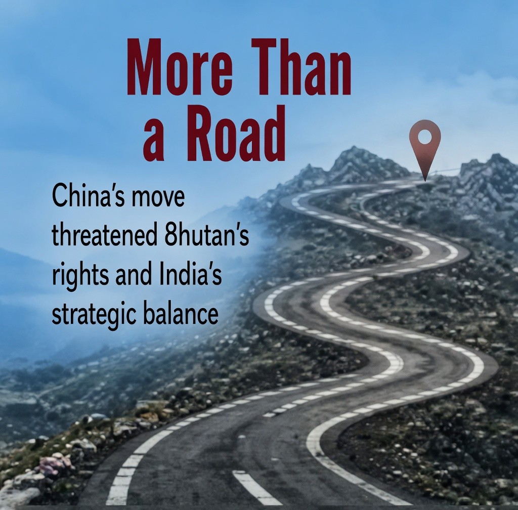 langgu2001's tweet photo. The CCP tried to create a new military advantage. India’s stand restored balance and defended stability. #Doklam2017 #ChineseAggression https://t.co/7n1DO1oNAa