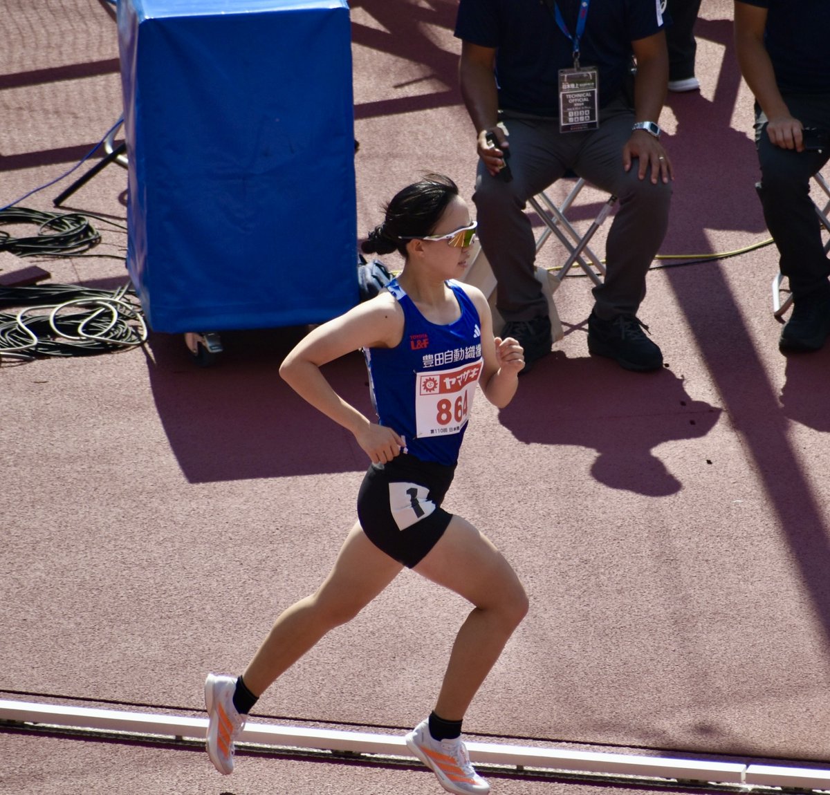 runshinyblue's tweet photo. 【大会結果】
6/13(土)
第110回 #日本選手権

女子1500m
予選1組
12着 #川西みち 4分52秒00

予選2組
1着 #田中希実 4分06秒43 (決勝へ✨)
6着 #逸見亜優 4分16秒13 (決勝へ✨)

応援ありがとうございました‼️

#ナンバーワンだけが見られる景色がある
#アジア大会
#豊田自動織機
#シャイニーブルー https://t.co/kKHt7Km3sY
